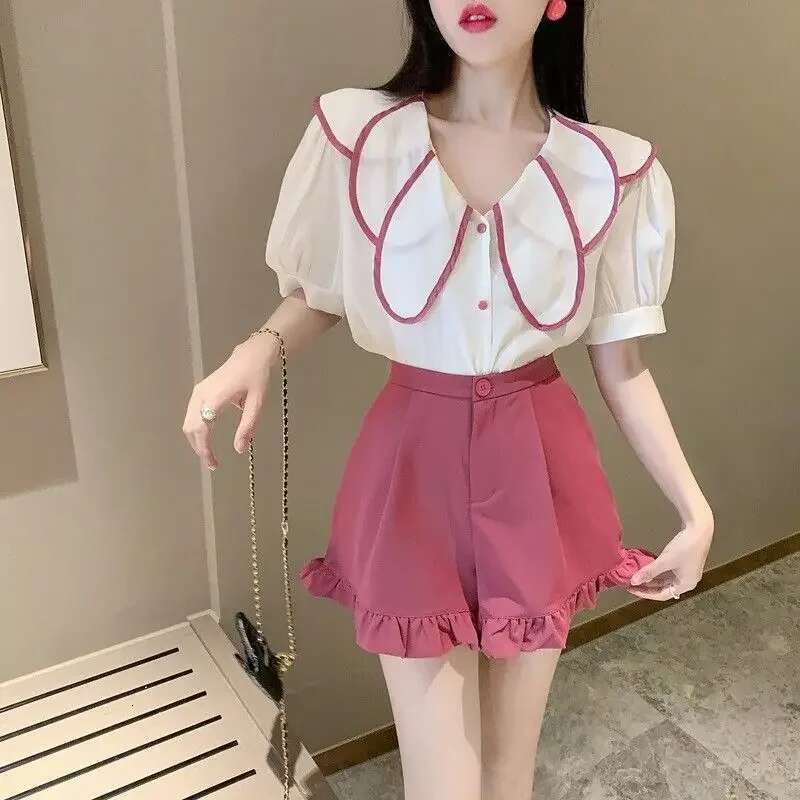 With Waist Pocket Female Short Pants Elastic High Womens Shorts Stretchy Design Harajuku Fashion Aesthetic Outfits Classic XL