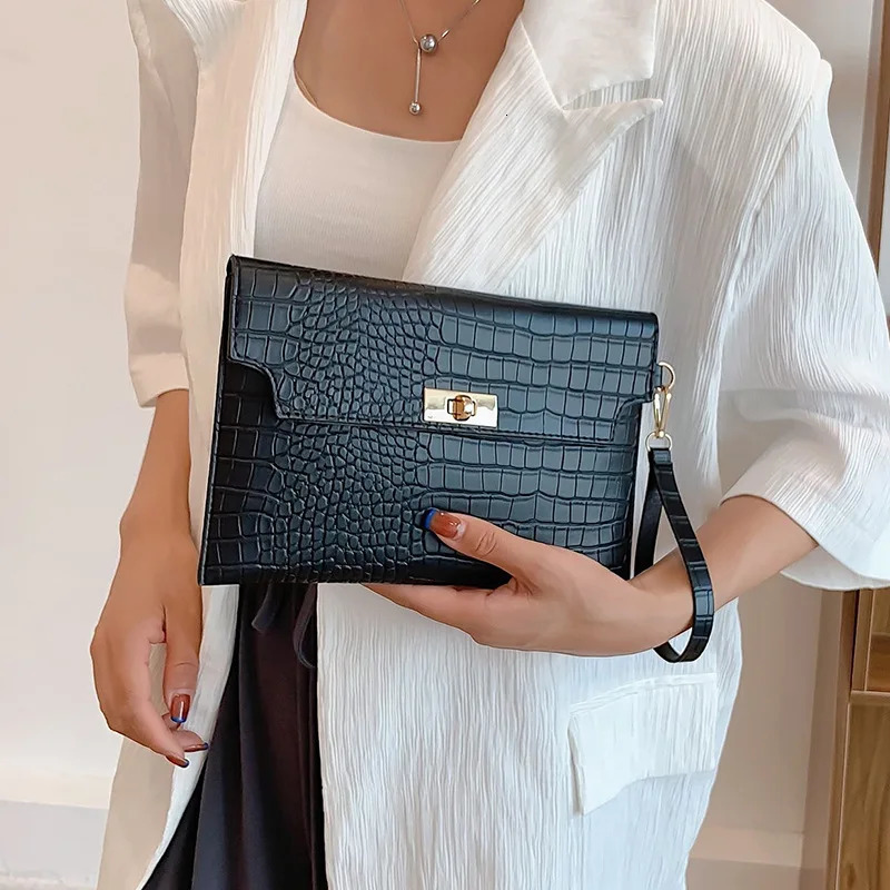 Fashion Women Stone Pattern Handbag And Purse PU Leather Wedding Party Evening Bag Lady Wristlet Clutch Bag Female Envelope Bag 250617