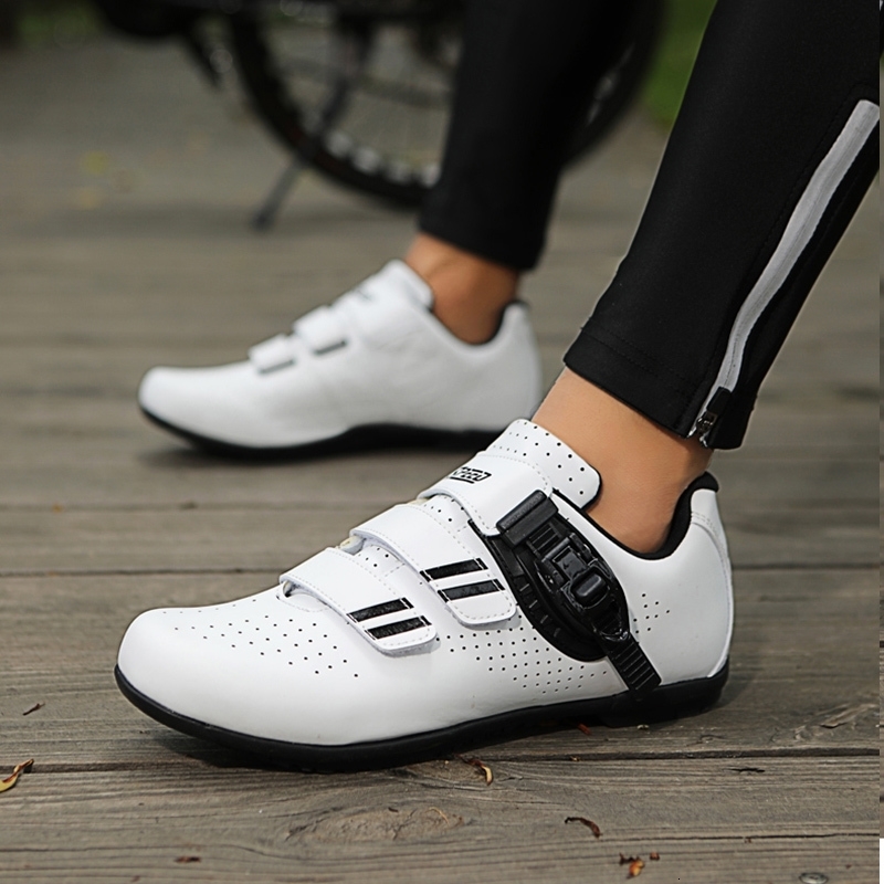 Mens Bicycle Shoes Compatible with Peloton Road Bikes Cycling and PreInstalled Triangle for w250528