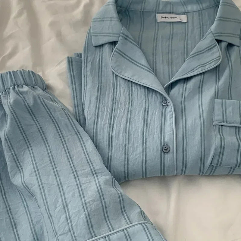 Summer Short Sleeve Shorts Pajama Set Womens Pajamas Sweet Students Can Wear Home Clothes Set Korean Style Spring 250616