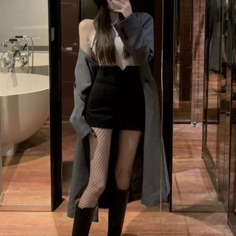 Mini Cute Womens Shorts Short Pants for Woman To Wear Skinny Sexy Knit Tight Kawaii Booty White Y2k Harajuku Outdoor Low Price