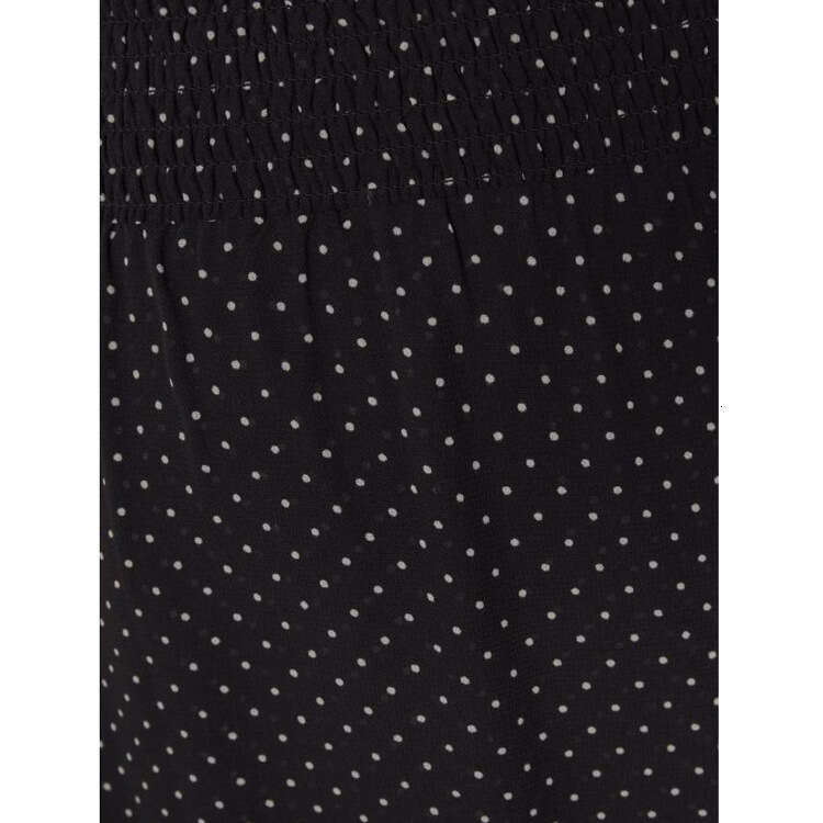 Black Dress Maxi Dress White Dress Vestidos Elegantes N095ref Chiffon Polka Dot Summer Black 2025 New Square Neck Short Sleeve Dress