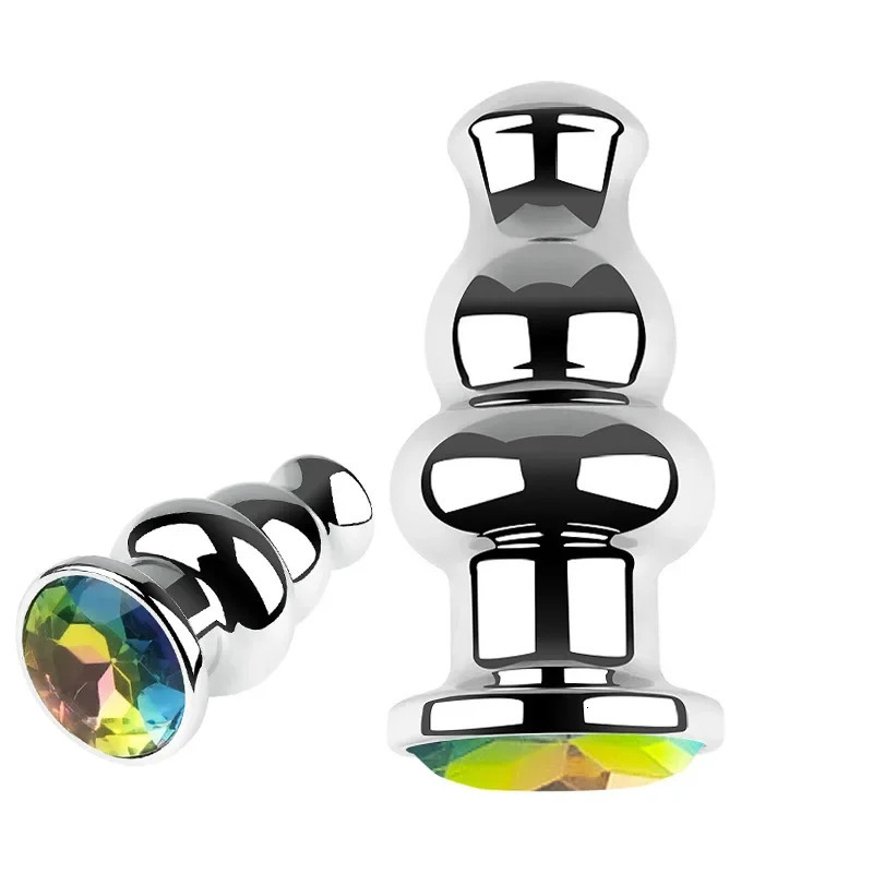 Anal Plug Sex Toys Crystal Heart Smooth Steel Annal Extreme Butt Buttplug for Woman Prostate Massager Stimulator Adult Toys Man 250617