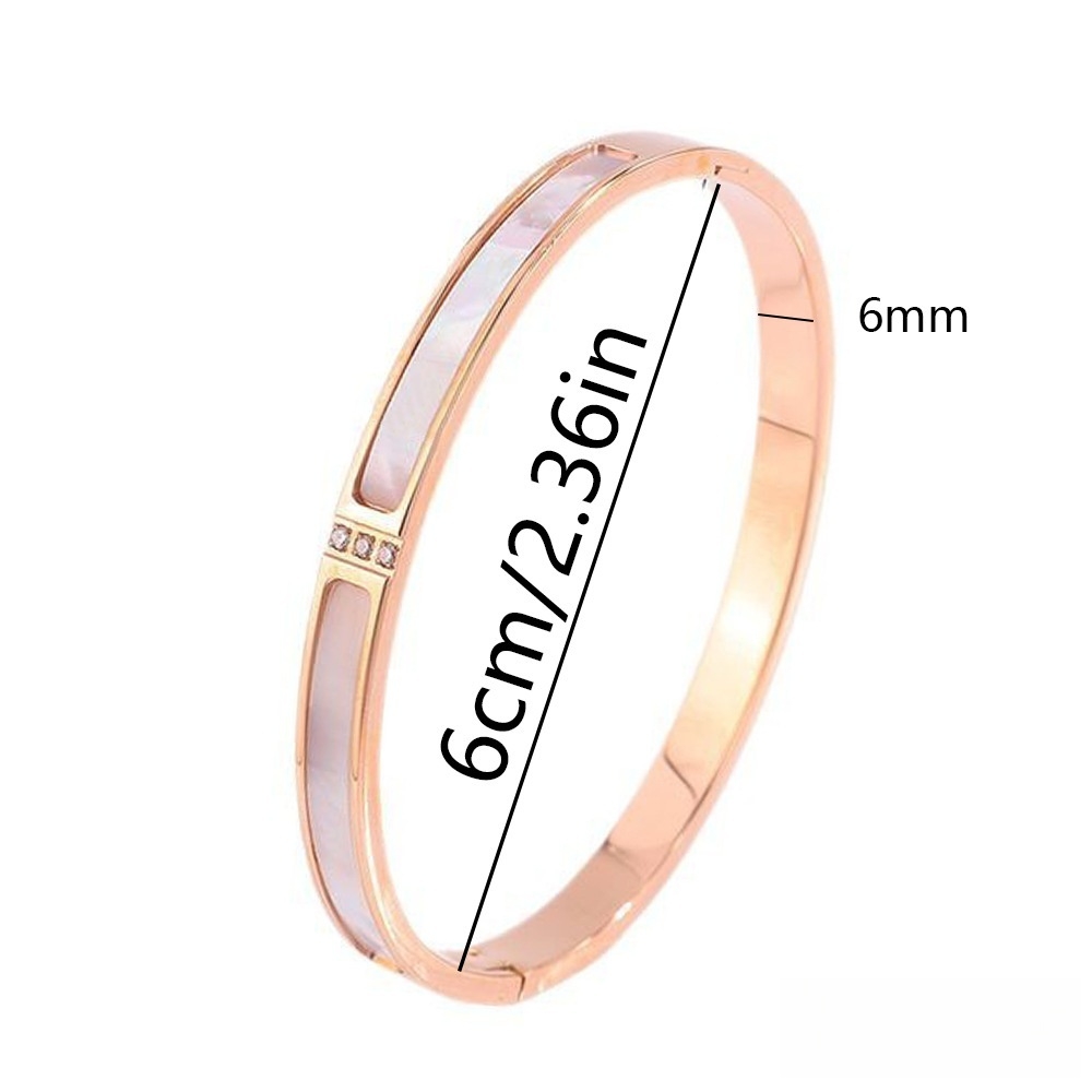 bracelet luxury jewelry Bangle Gold Plated Bracelet Stack Non Tarnish Dainty Women's diameter 6cm wide Bracelets Trendy jewlery designer for women Classic