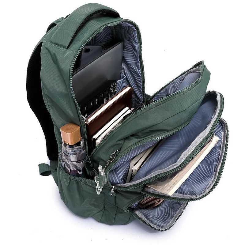 TEGAOTE Mens Backpack Travel Bag Nylon Waterproof Womens Backpack School Bags for Teenagers Z250617