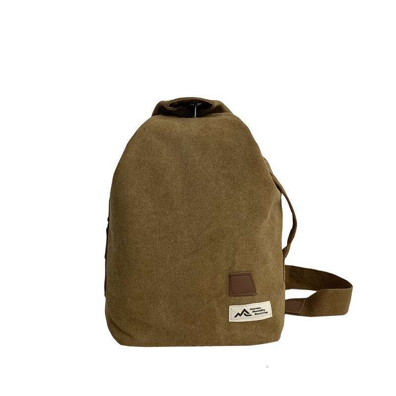Portable Waist Bag Men and women Cycling Korean Style Fashion Personality Unisex Canvas Crossbody Chest Travel Leisure Sports