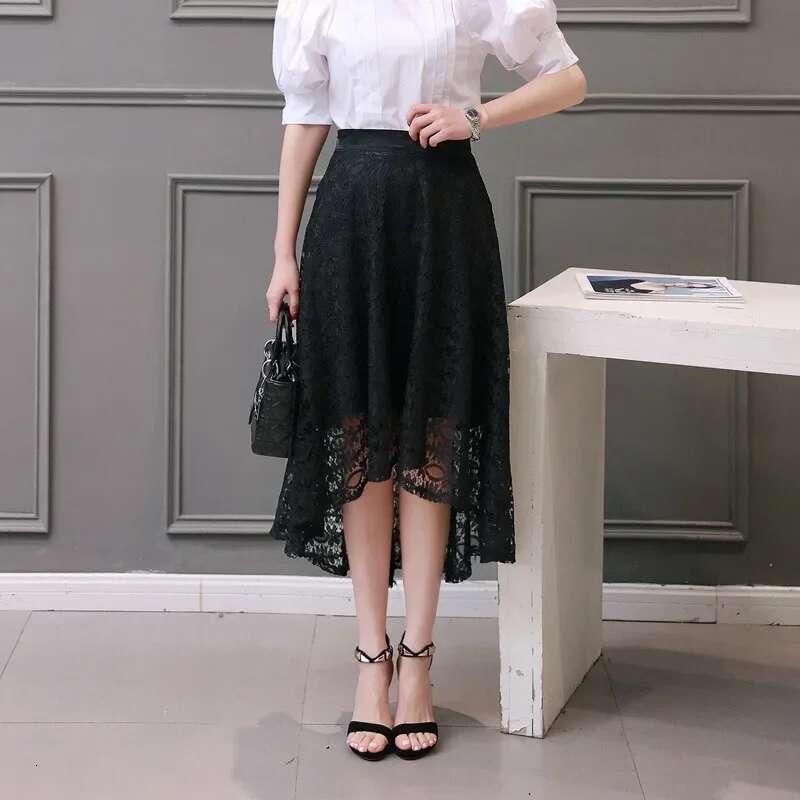 Woman Skirt Patchwork A Line High Waist Skirts for Women Modest Luxury Elegant Clothing Trend 2025 Sales Korean Fashion V Summer