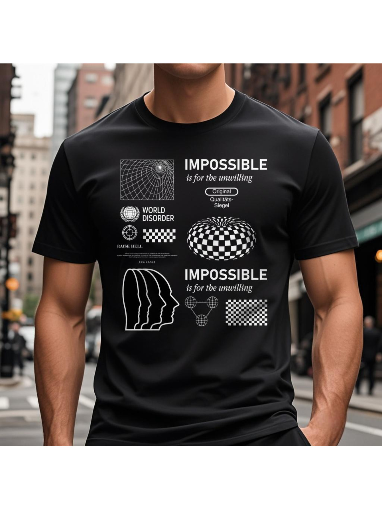 Dongdumaoyi Black T Shirts Short Sleeve Pattern S-3Xl Adult Text 180G Round Collar Men Cotton White abf0