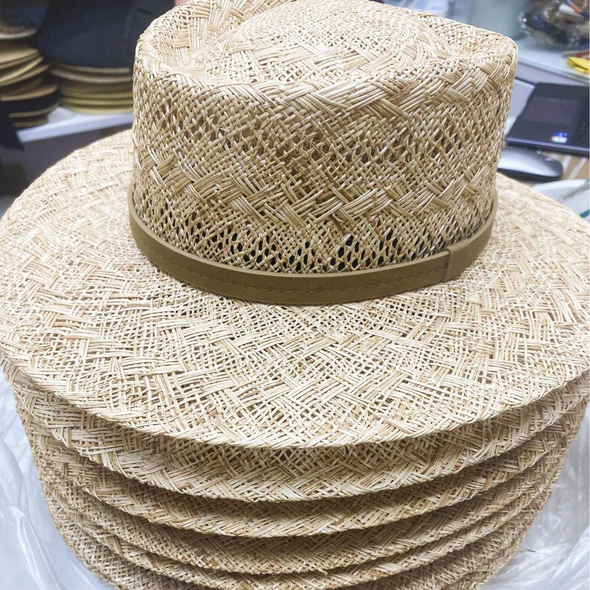 Spring Summer New Men Women Outdoor Travel Sun Protection Handwoven Straw Jazz Hat Sunshade 250615