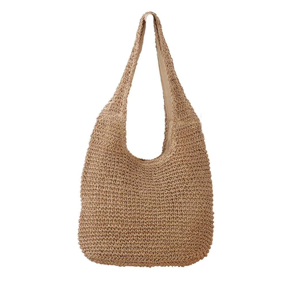 Fashion Rattan Women Shoulder Bags Woven Female Handbags Handmade Summer Beach Large Totes Bag Bohemia Casual Tote
