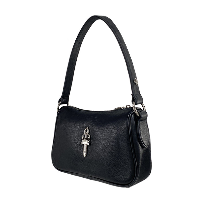 Small Sword 2025 New Genuine Leather Women's Chain Chicken Nugget First Layer Cowhide High-end Underarm Bag