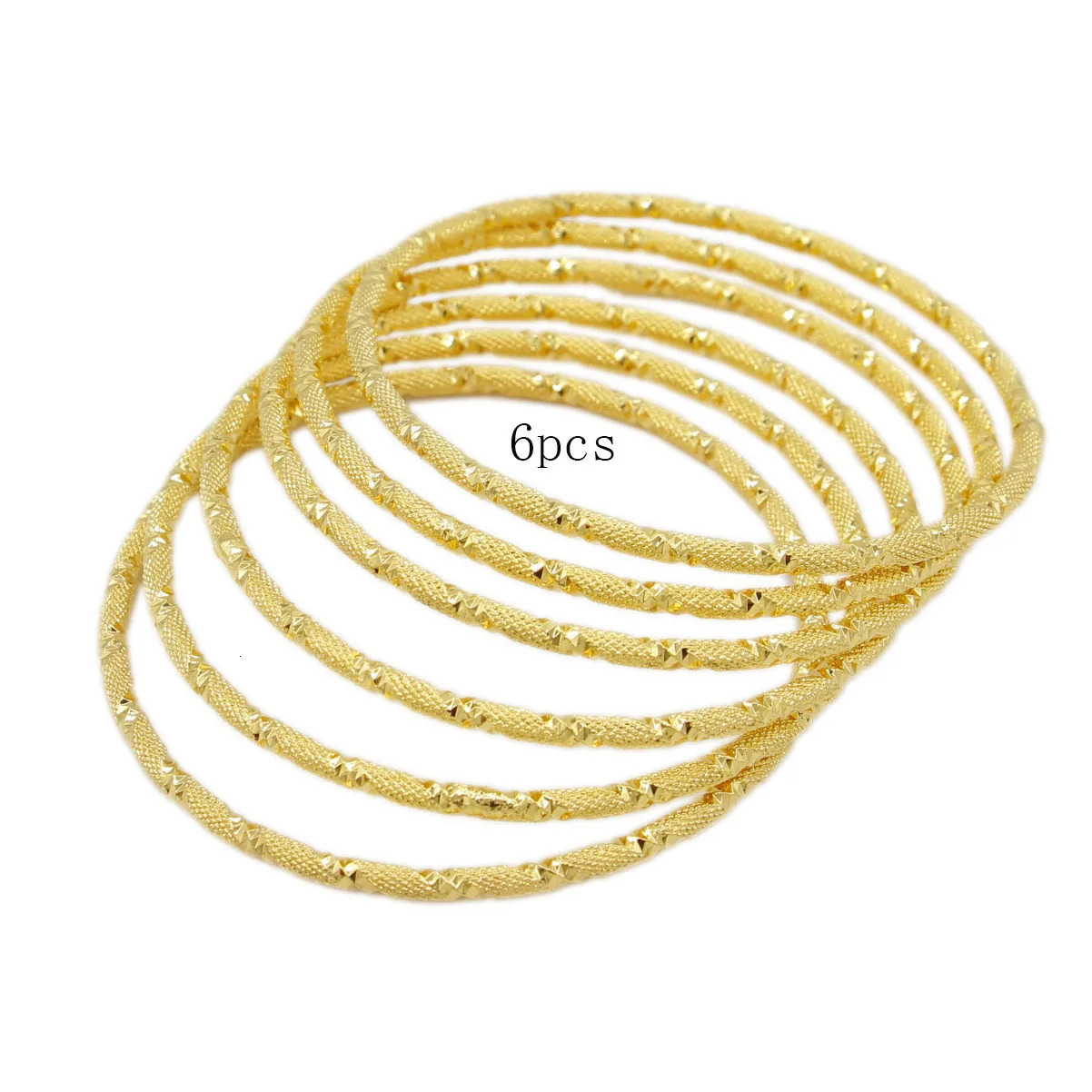 Adixyn Gold Plated Bangle for women men African Dubai Bracelet Wedding Hawaiian Jewelry 250616