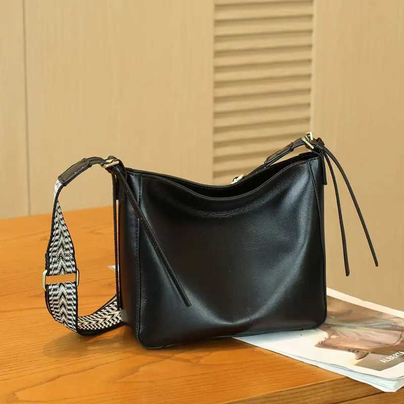 Genuine Leather Womens Bag Designer Shoulder Bag Vintage Style High Quality Cowhide Women Crossbody Bags 8803 Z250617