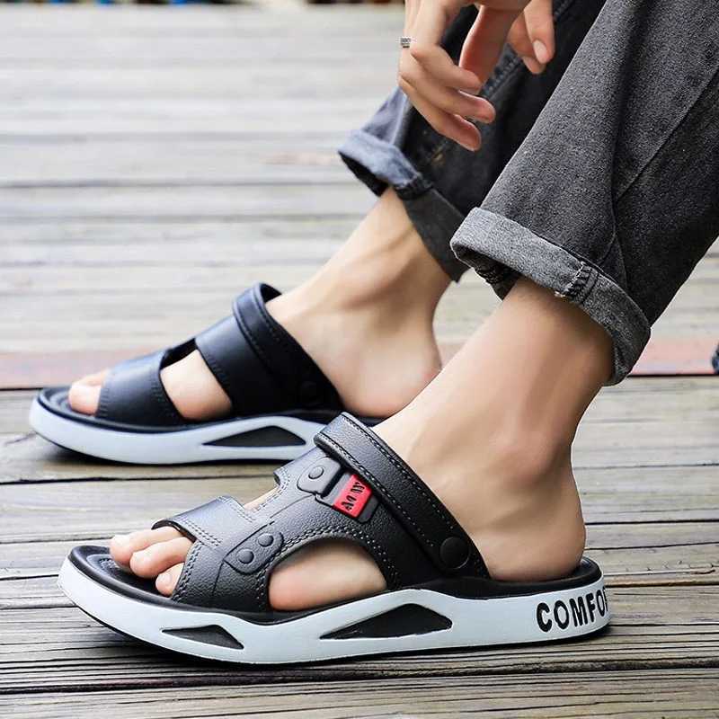 Smile Men Shoes Suitable for Indoor And Outdoor Summer Fashion Sandals Breathable EVA Beach Sandals Dual-purpose Casual Slippers Z250617