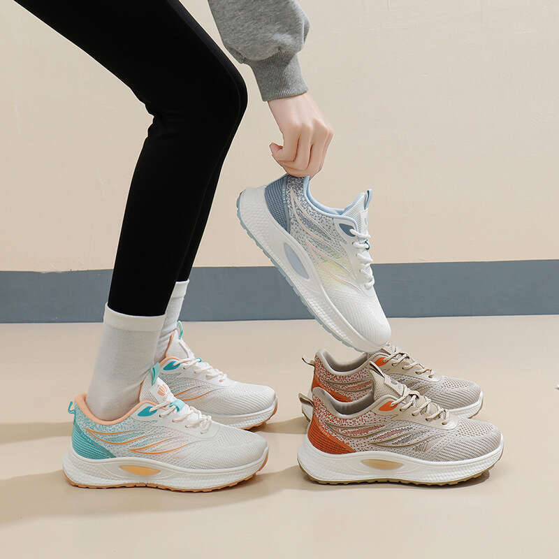 New Breathable Mesh Height Increasing Summer Women's Casual Shoes