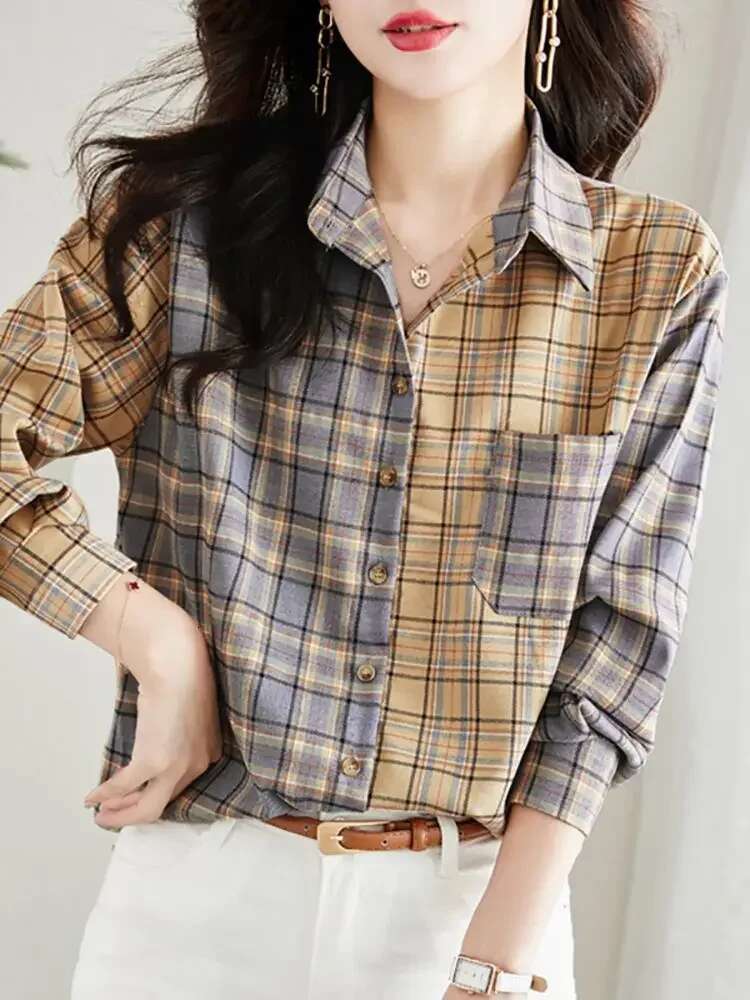 Full Long Sleeve Shirts Blouses for Women Summer Chiffon Woman Top Youthful Clothes Sale of Elegant Vintage Luxury Youth M Xl