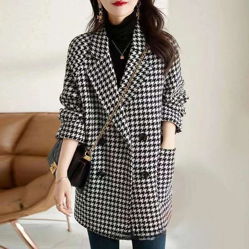 Korean Fashion Loose Blazer Woman Casual Outerwears Luxury Clothing Bring Trend 2025 Coats for Women Modern Bags Style Jacket