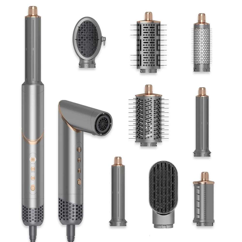 8 in 1 Handle Foldable Portable Multifunctional Home Dryer Folding Styling Comb Multi Styler Hair Care