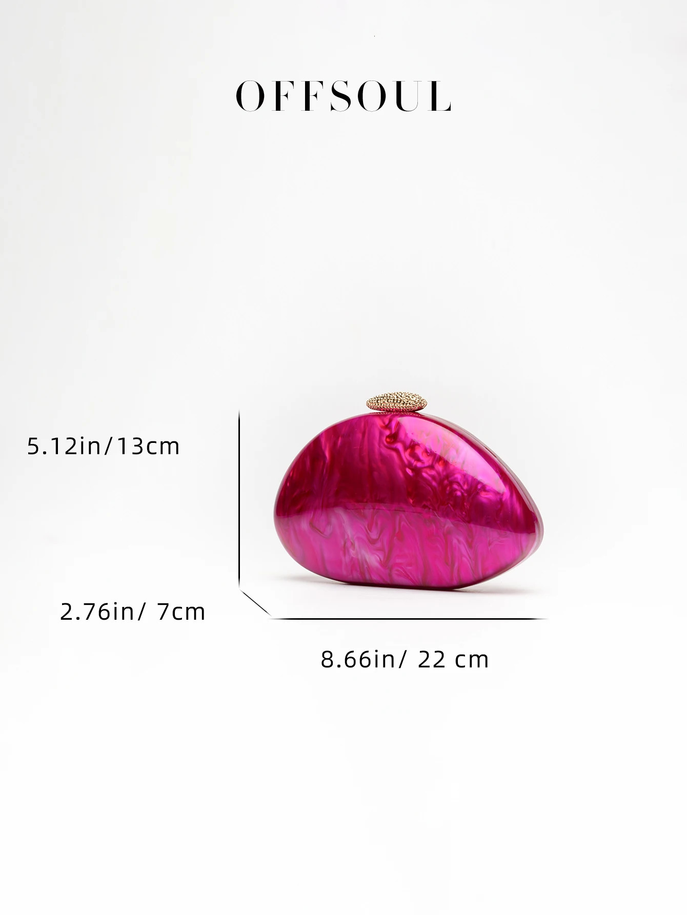 European and American Shoulder Crossbody Bag Marble Pattern SpecialShaped Shell Acrylic Fashion Wedding Dinner Clutch Bag 250614