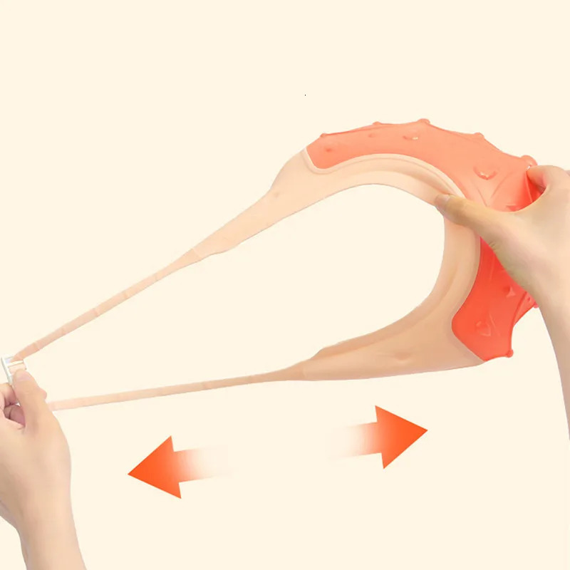 Adjustable Baby Shower Cap Waterproof Ear Protection Shampoo Cap Kids Shower Head Cover Baby Care Hat 250617
