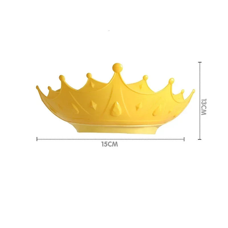 Adjustable Size Children Shampoo Cap Crown Baby Shower Cap Protect Ears Child Shower Cap Shower Cap Children Do Not Water Eyes 250617