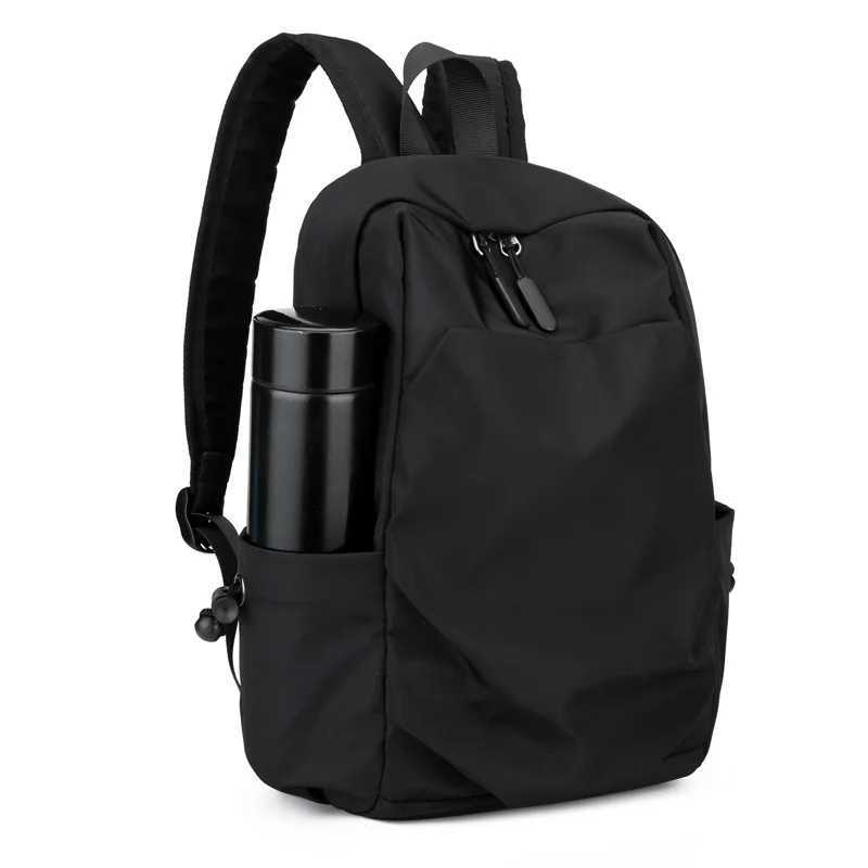 Mini Mens Backpack Fashion Small Black Shoulder School Bag for Men 2023 Canvas Designer Waterproof Sports Travel Male Backpacks Z250617