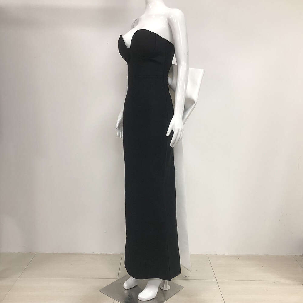 Summer Evening Host Light Luxury Niche High-end Banquet Elegant Bandage Dress