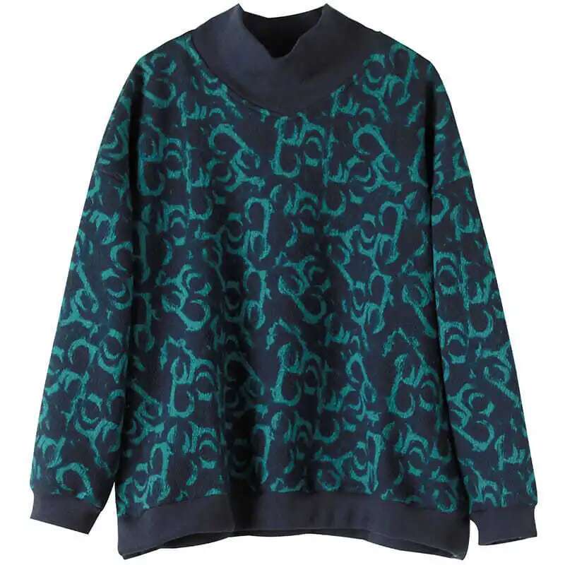 Female Clothes with Orint on Tops Baggy Pullovers Sweatshirts for Women Loose Trend Y2k Japanese Streetwear Kpop Basic Emo M Xxl