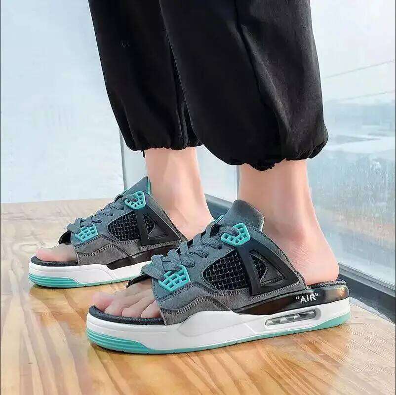 Summer Sandals Air Cushion Shock Absorbing Designer for Men Comfort Casual Slippers Loafers Chanclas Slide