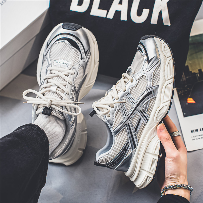 Free shipping designer Running Shoes for man sneakers sport trainers outdoor shoes breathable platform grey champagne shoes