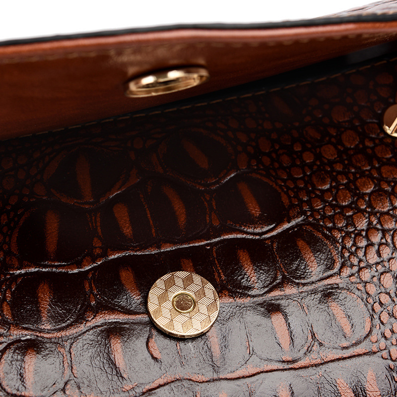 Free Shipping 2025 New Designer Bag Fashion High-quality Shopping Bag Crocodile Pattern Large Capacity Women's Single Shoulder Handbag