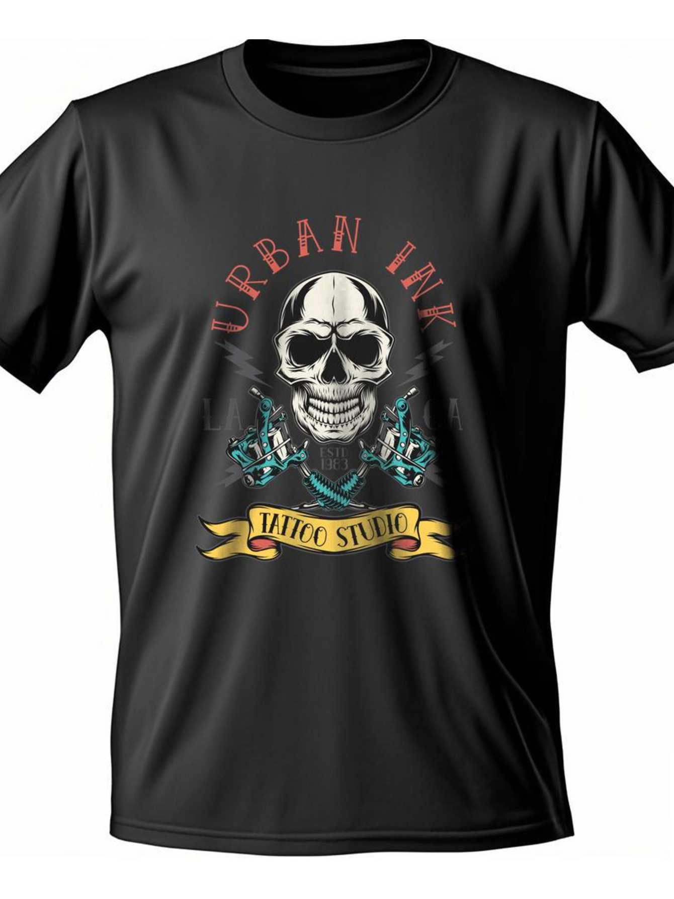 Dongdumaoyi S-3Xl Cotton Short Sleeve Text T Shirts White Round Collar Black Adult 180G Men Skateboard Skull b964