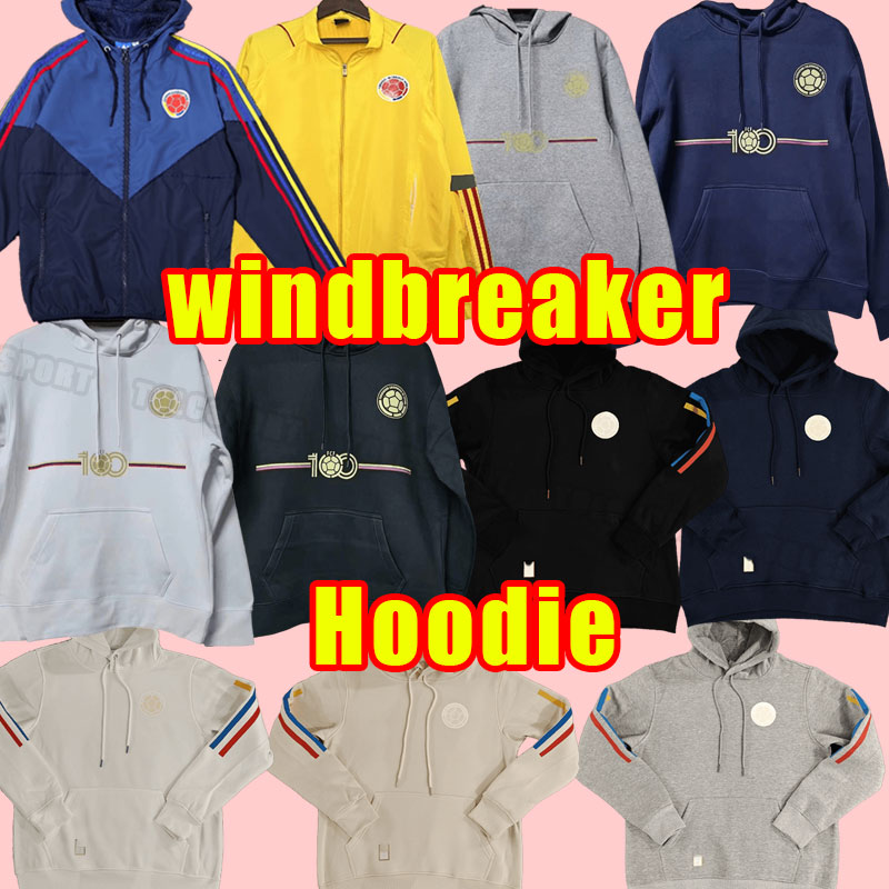 Colombia tracksuits 2024 2025 JAMES football shirt 24 25 FALCAO CUADRADO Camiseta de futbol maillot BORRE D. Sanchez Luis Suarez TRAINING windbreaker hoodie