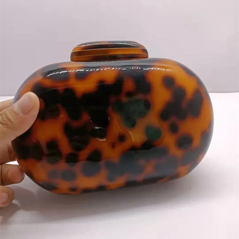 Fashion Wallet Women Acrylic Cute Round Marble Leopard Pearl Party Evening Bags Luxury Prom Handbags Casual Solid Clutch 250614