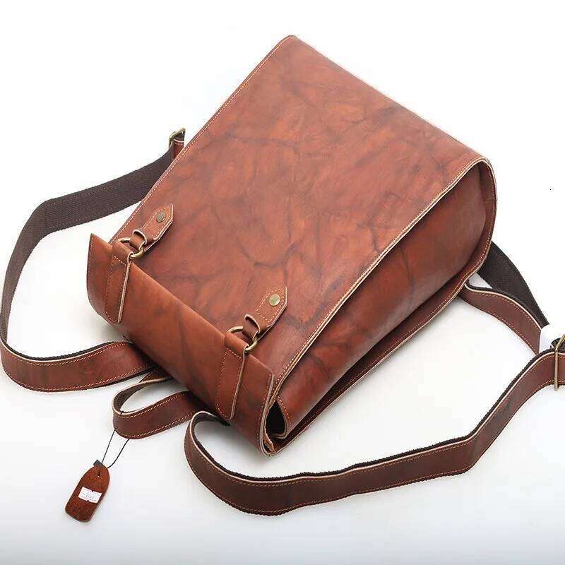 Zency Genuine Leather Backpack Vintage First Layer Travel Satchel Knapsack Anti Theft Large Bag Unisex Book Bags