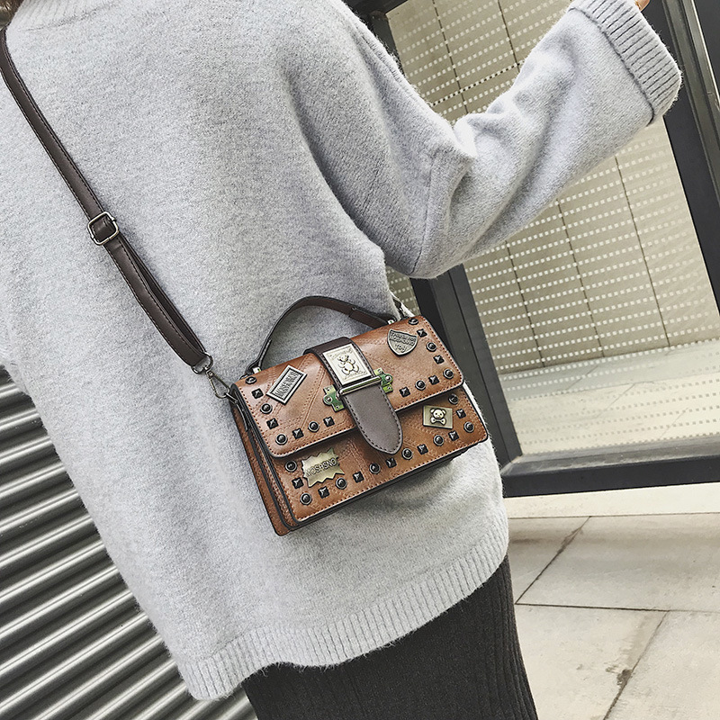 Free Shipping 2025 New Designer Bag Trendy High End Multi Functional Women's One Shoulder Handbag Retro Fashion High Quality Shopping Bag