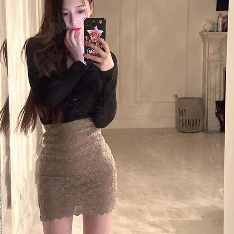 Midi Skirts for Women Coquette Zipper Woman Skirt Sexy Aesthetic Summer 2025 Harajuku High Quality Korean Style Stylish New In V