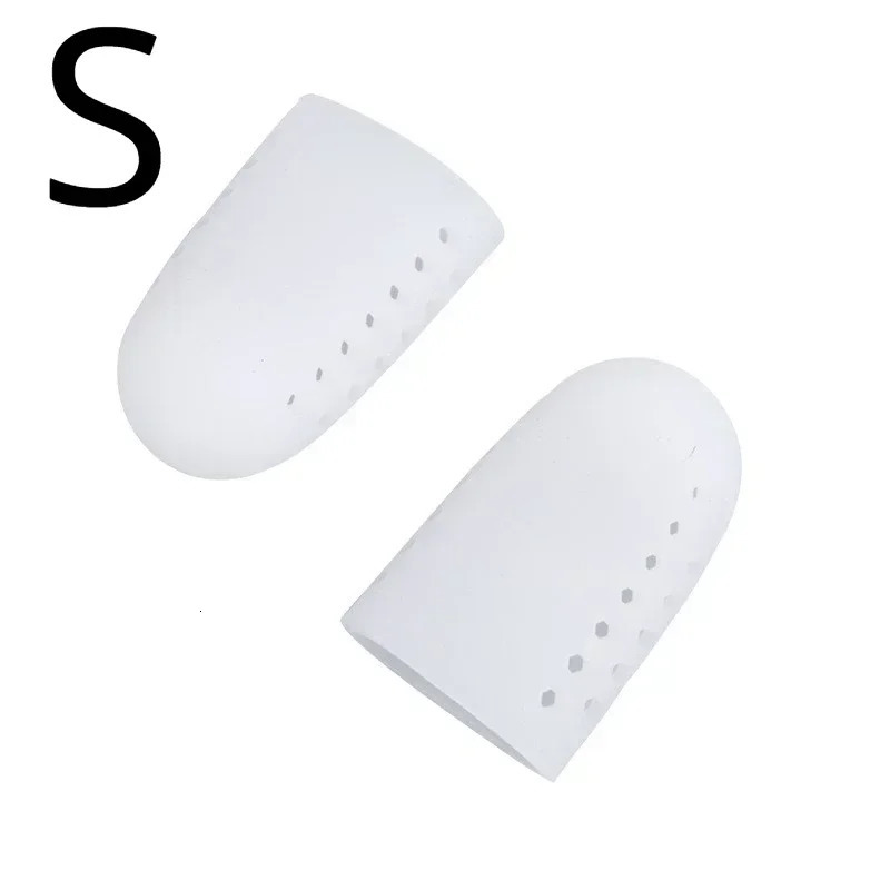 White Breathable Toe Protectors Sleeve Bunion Pads Cushion Big Toe Guards Silicone Toe Covers for Protection of Ingrown Toenails 250613