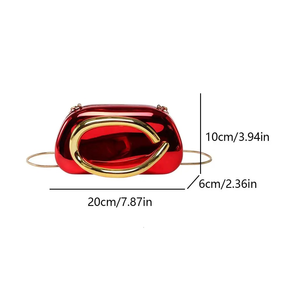 Ladies Vintage Crossbody Bag with Chain Versatile Sling Magnetic Buckle Elegant Evening Shopping Travel Party Phone 250614
