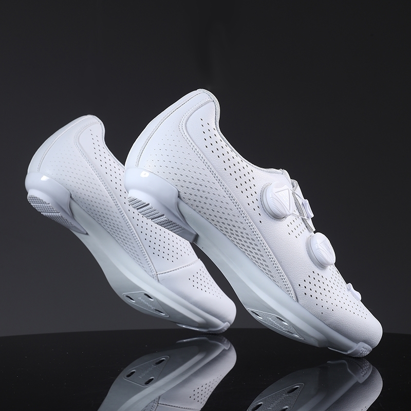 Road Cycling Shoes Men Speed Sneaker Cleat Spd Flat Pedal Bike Outdoor Footwear SelfLocking White w250528