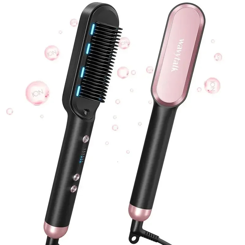 Wavytalk Negative Ion Hair Straightening Brush 250606