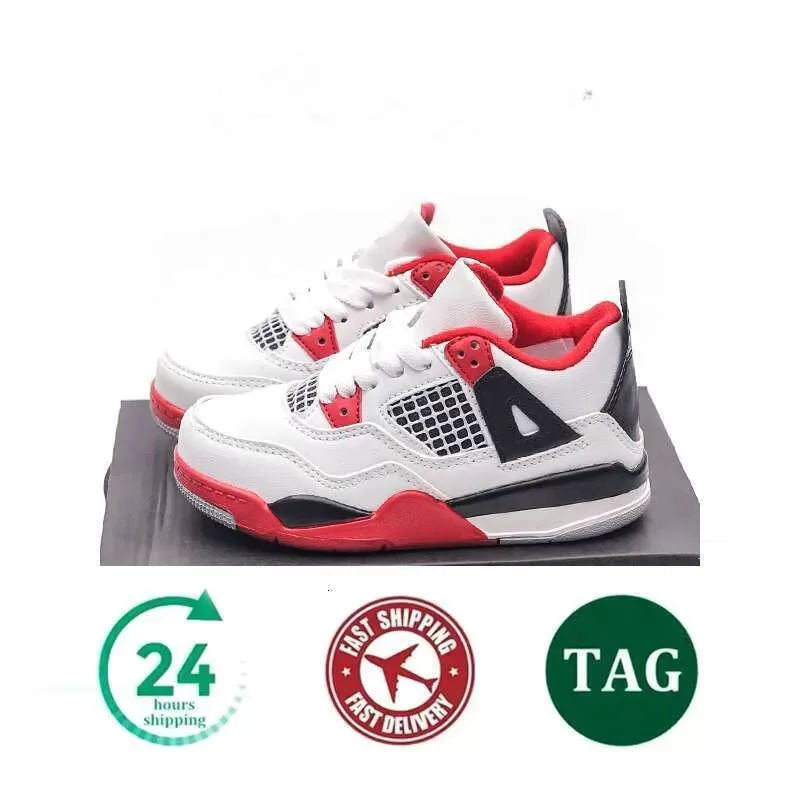 kids shoes 4 Basketball Shoes For Men Women 4s Sneaker Military Black Cat Pine Green Seafoam WhiteOreo Red Thunder Unc Bred Cacao Medium Olive Sail Tr