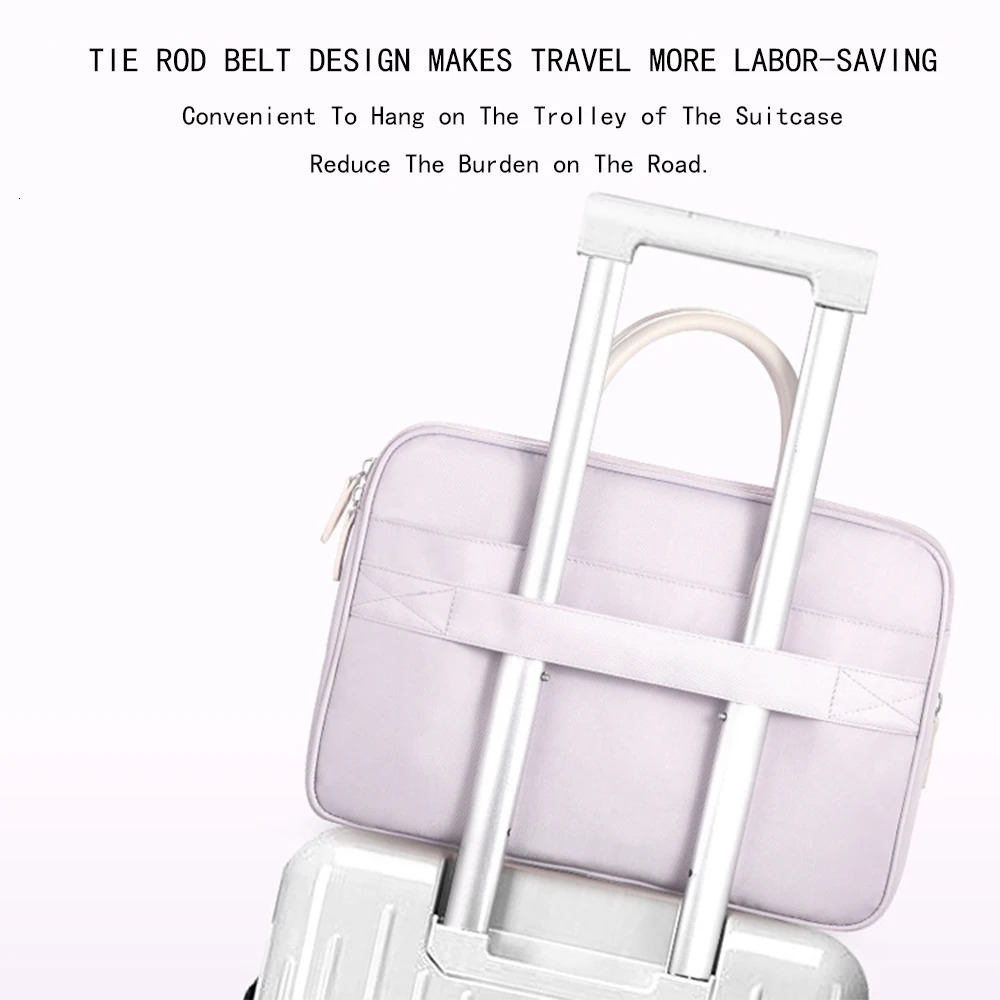 Laptop Bag 13.3 14 15.6 Inch Notebook Bag Sleeve For Air Pro 13 16 Case Shoulder Handbag Waterproof Briefcase 250605