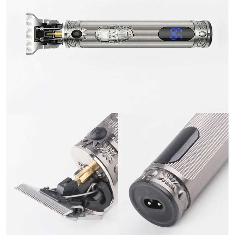 Original Kemei Powerful Metal Housing Professional Hair Trimmer For Men Electric Beard Trimmer Clipper Hair Barber Cordless Set R250926