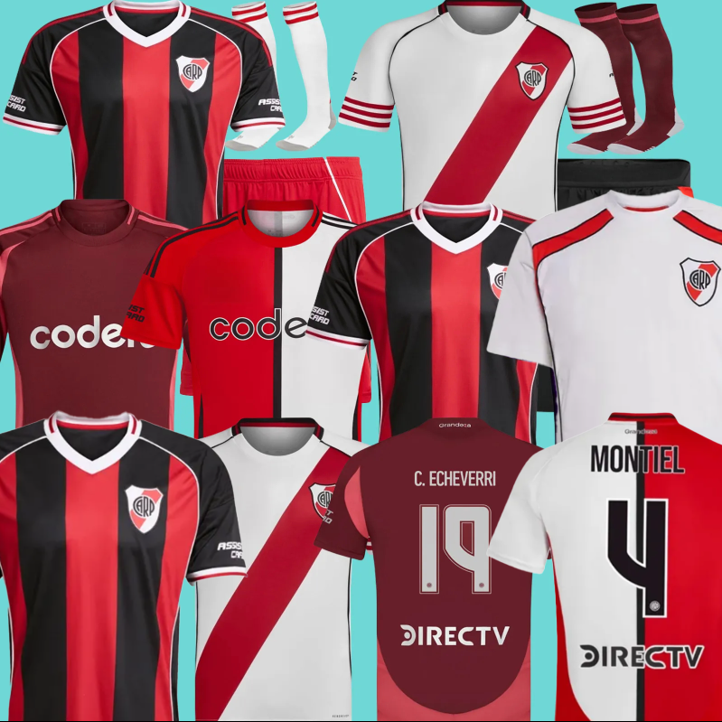 25 26 River plate Soccer Jerseys Cup MASTANTUONO COLIDIO M. BORJA LANZINI GALOPPO 2025 2026 DRIUSSI M.ROJAS Goalkeeper Football Shirts Men Uniforms Kids Kits