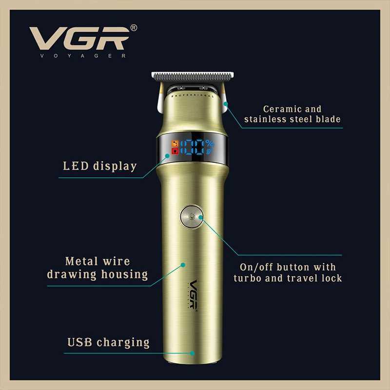 Original Beard Hair Trimmer For Men Professional Cordless Electric Hair Clipper Shaver Haircut Machine Rechargeable R250926