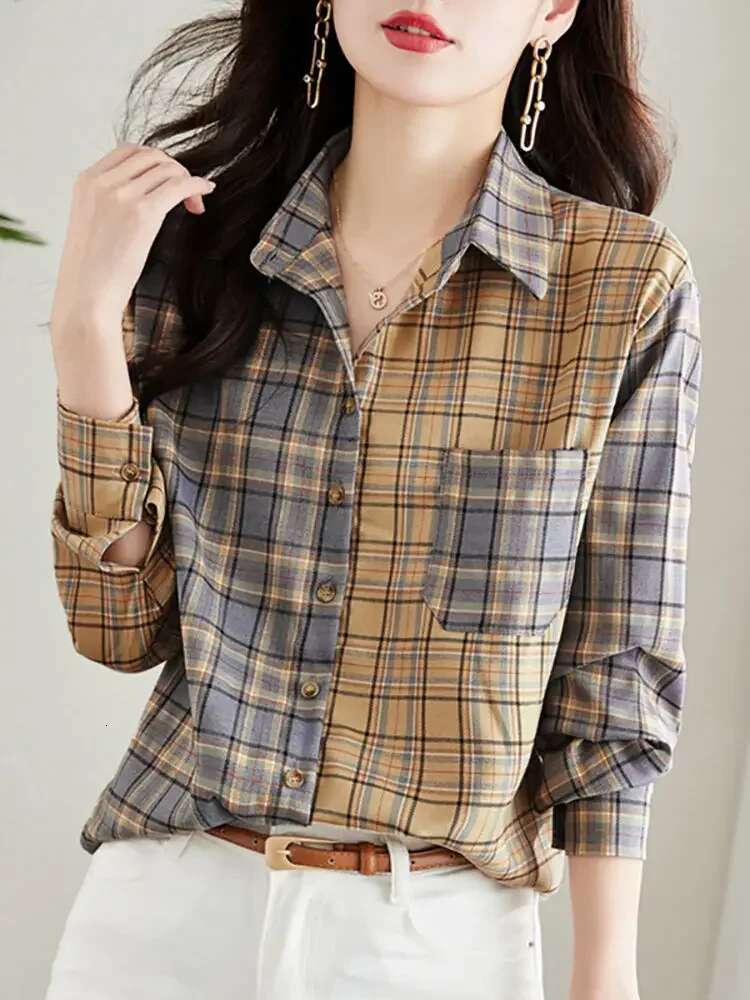 Full Long Sleeve Shirts Blouses for Women Summer Chiffon Woman Top Youthful Clothes Sale of Elegant Vintage Luxury Youth M Xl