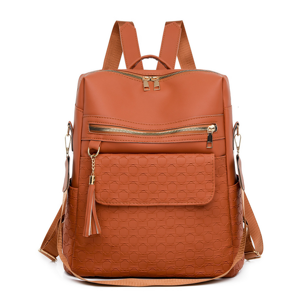 Top brand high-quality new free designer bag new fashion cross-border high-end color retro European American style large capacity backpack new free de