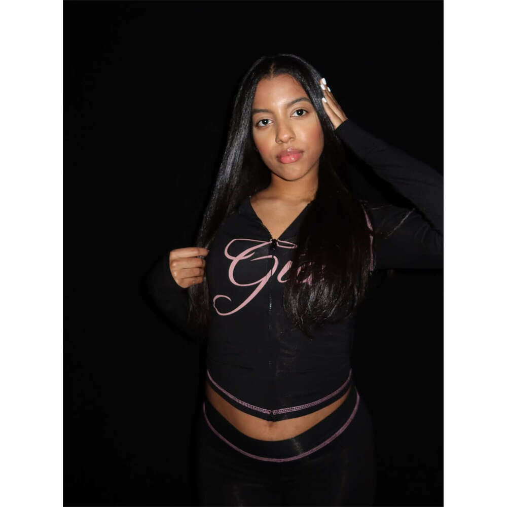 Fashion New Ins Style Solid Color Women's Sexy Open Collar Two-Piece Long Sleeve Set B5