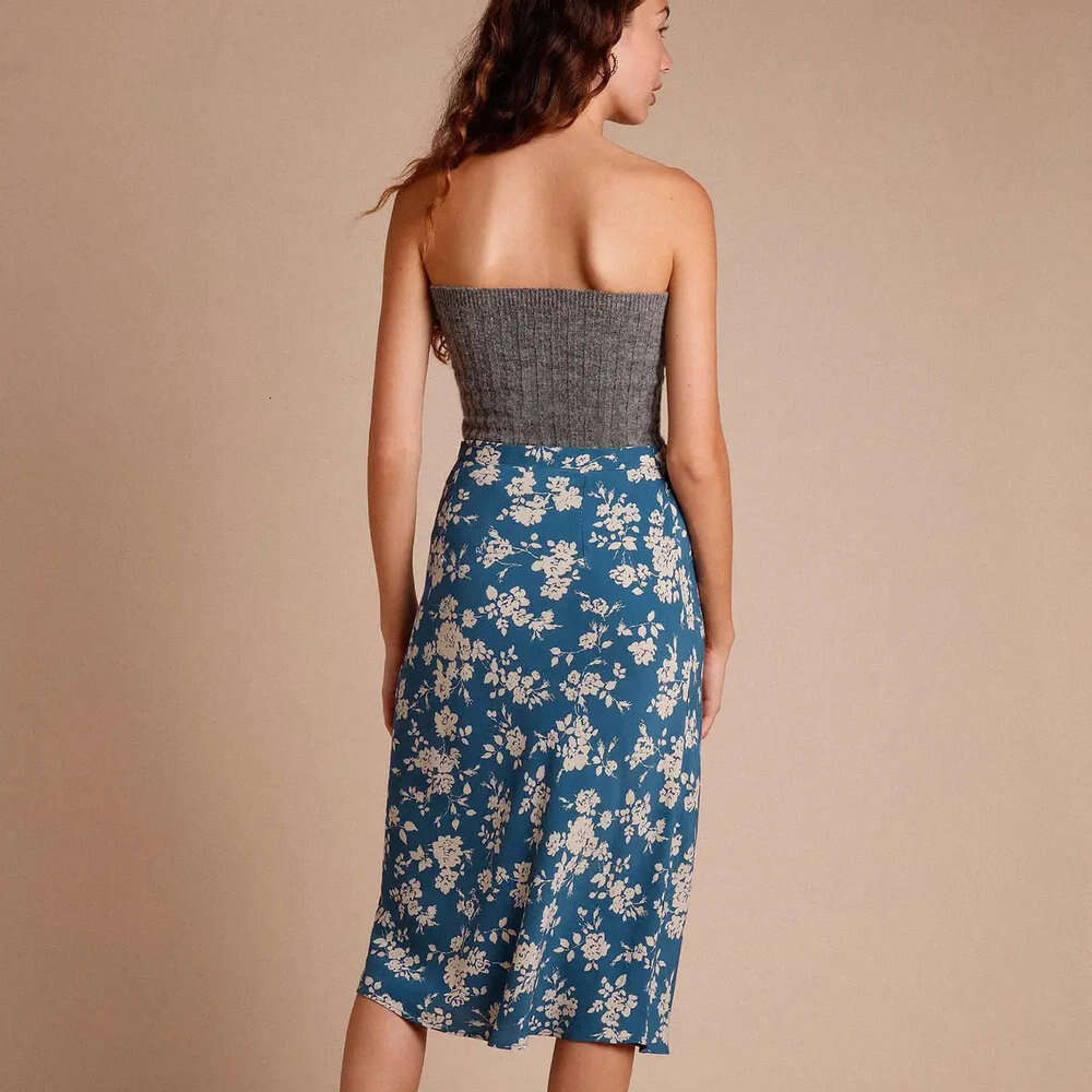 Designer Dress Vestido Partydress 540 Spring Summer New 2025 Printed Asymmetrical Slim Fit Feminine Waist-cinching Midi Skirt French Style Womens Fash